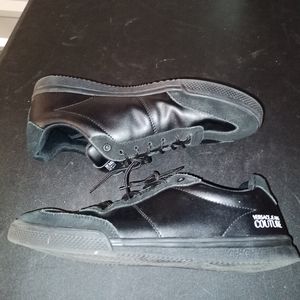 Versace Jeans Men's Logo Sneakers - Black - Low-top Sneakers - 44 (size 10 mens)